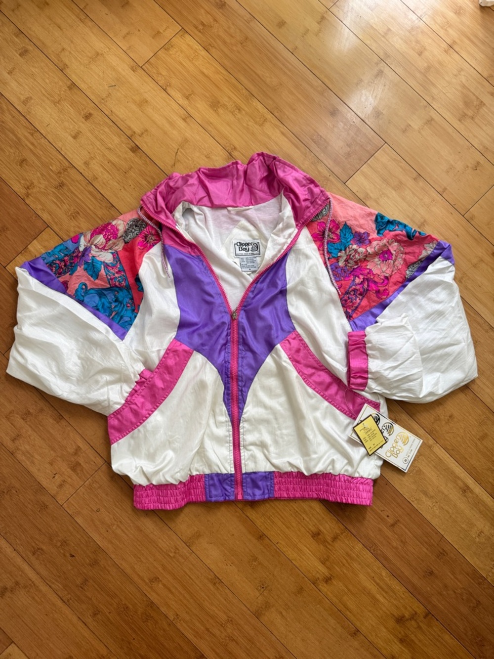 Vintage 80’s-90’s NWT, CLIPPER BAY, M, windbreaker